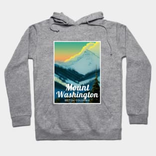 Mount Washington British Columbia Canada ski Hoodie